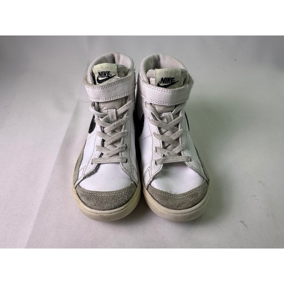 Nike Blazer Mid 77 TD White Black Volt DA4087-109 Toddler Size 11C Retro Sneaker - Picture 13 of 13
